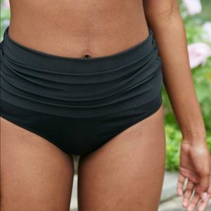 aerie high waisted fold over bikini bottom